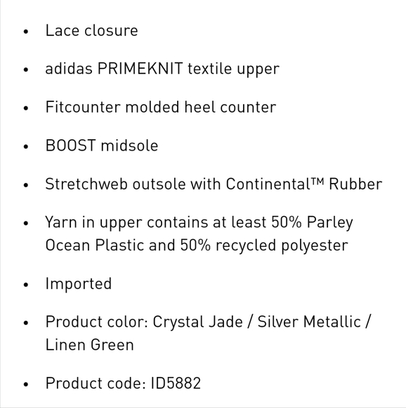 Adidas Ultraboost 1.0 Running Shoes Women's 8.5/9 Euro 39.5 Men's 7.5 NWOT - Picture 2 of 13